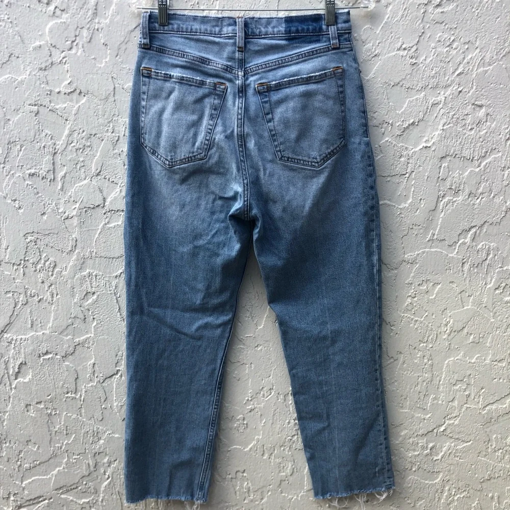 ABERCROMBIE & FITCH The Ankle Straight Ultra High Rise Jeans Size 28_5